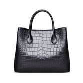 Crocodile skin luxury handbag - FashionByTeresa